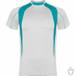 Tricou alb/royal Roly Salas, M