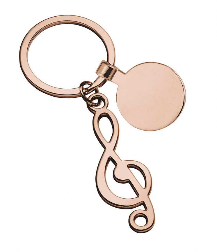 ROSÉ VIOLIN KEY KEY RING