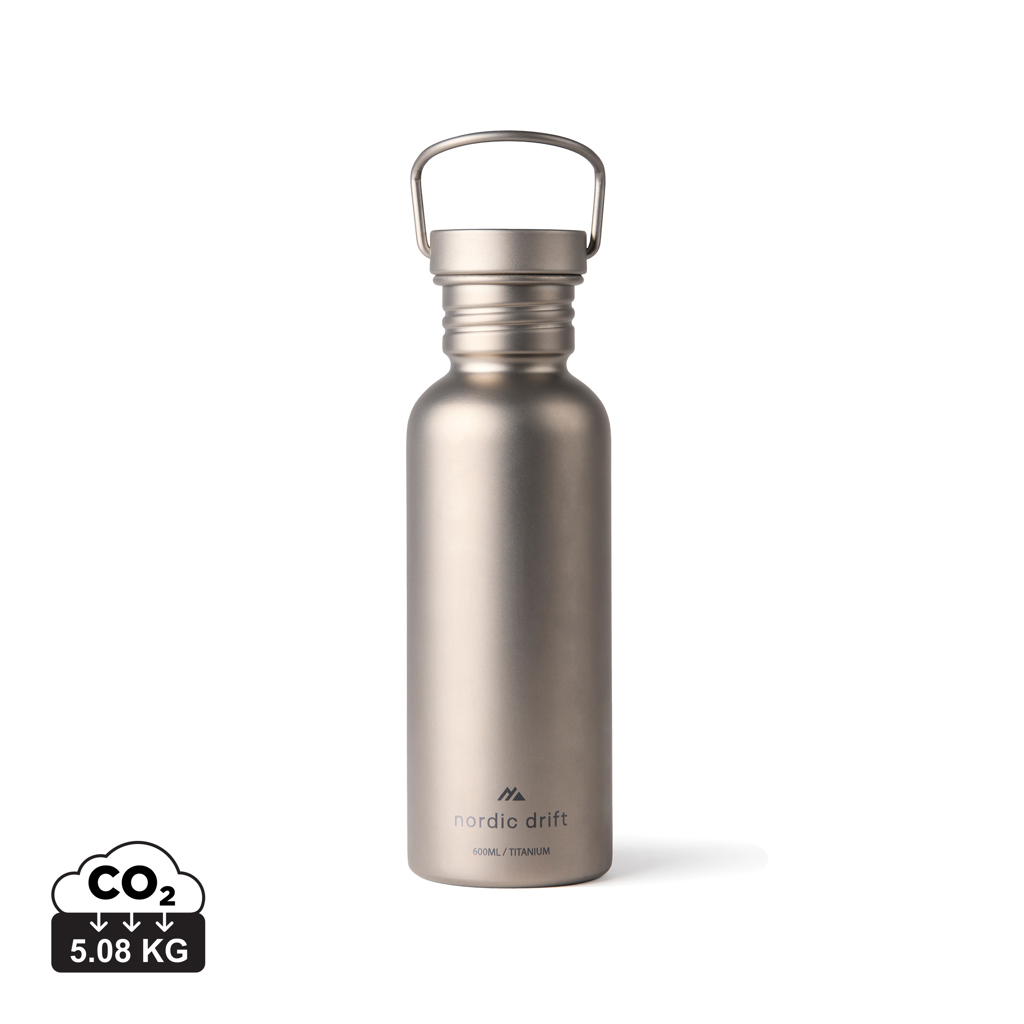 Nordic Drift Trail Ultra Light Titanium 600ml Water Bottle