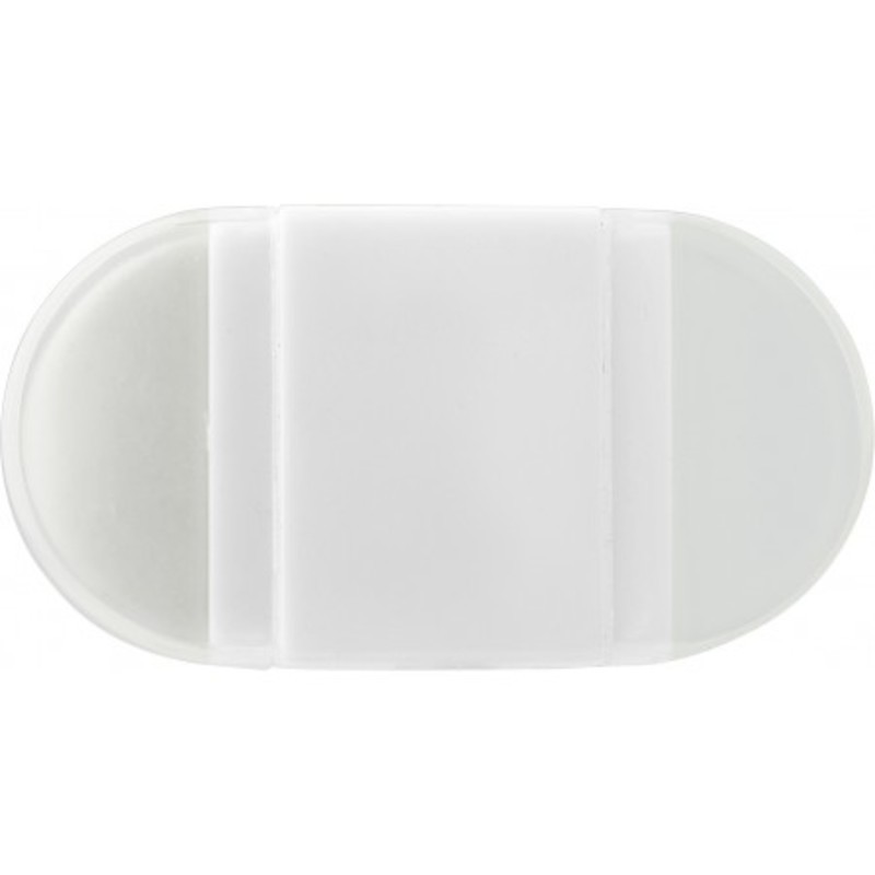 Eraser with pencil sharpener.