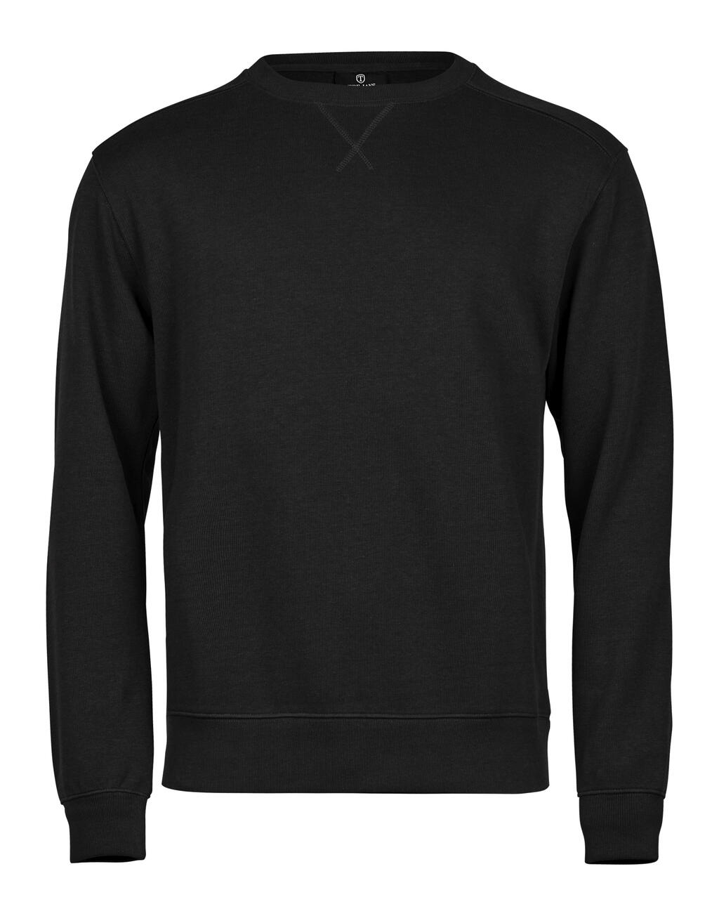 Ribbed Interlock Crew Neck