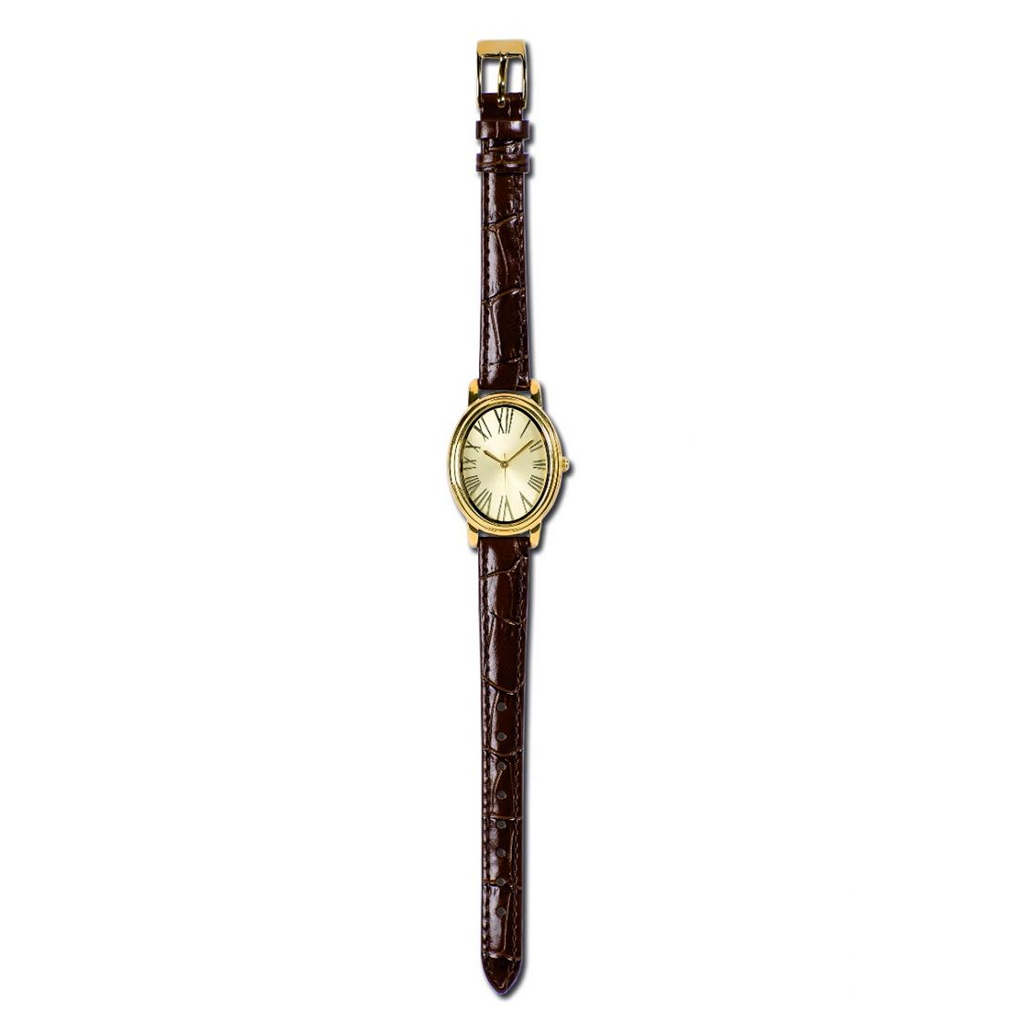 Lady analog watch with relief index