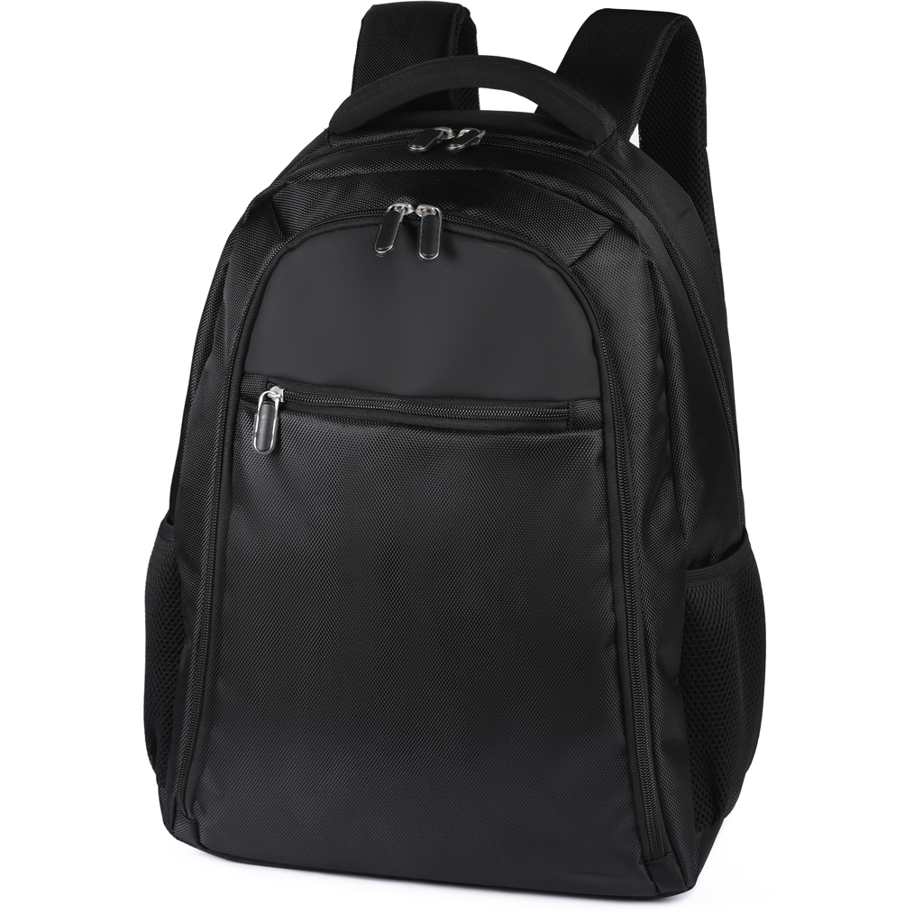 with wide main compartment with padded laptop compartment
