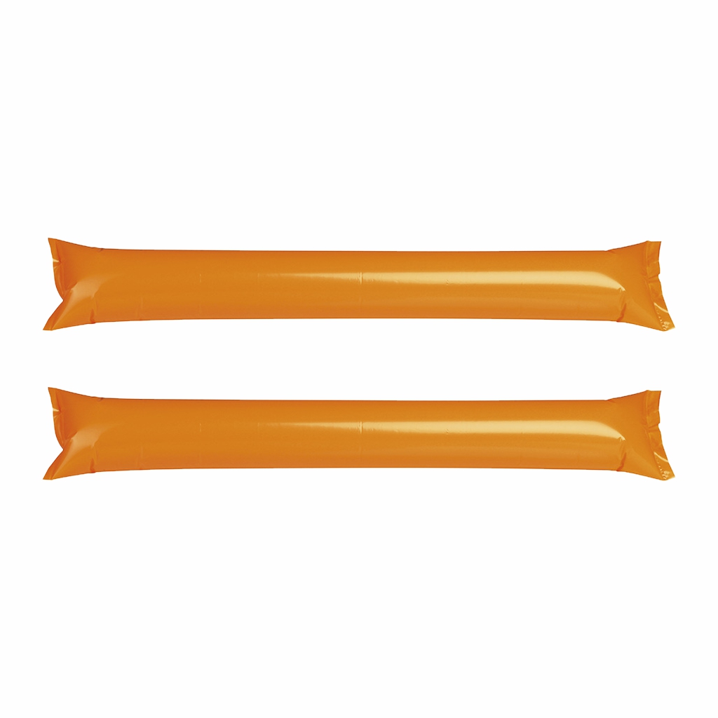 a pair of inflatable PE sticks suitable for supporting.