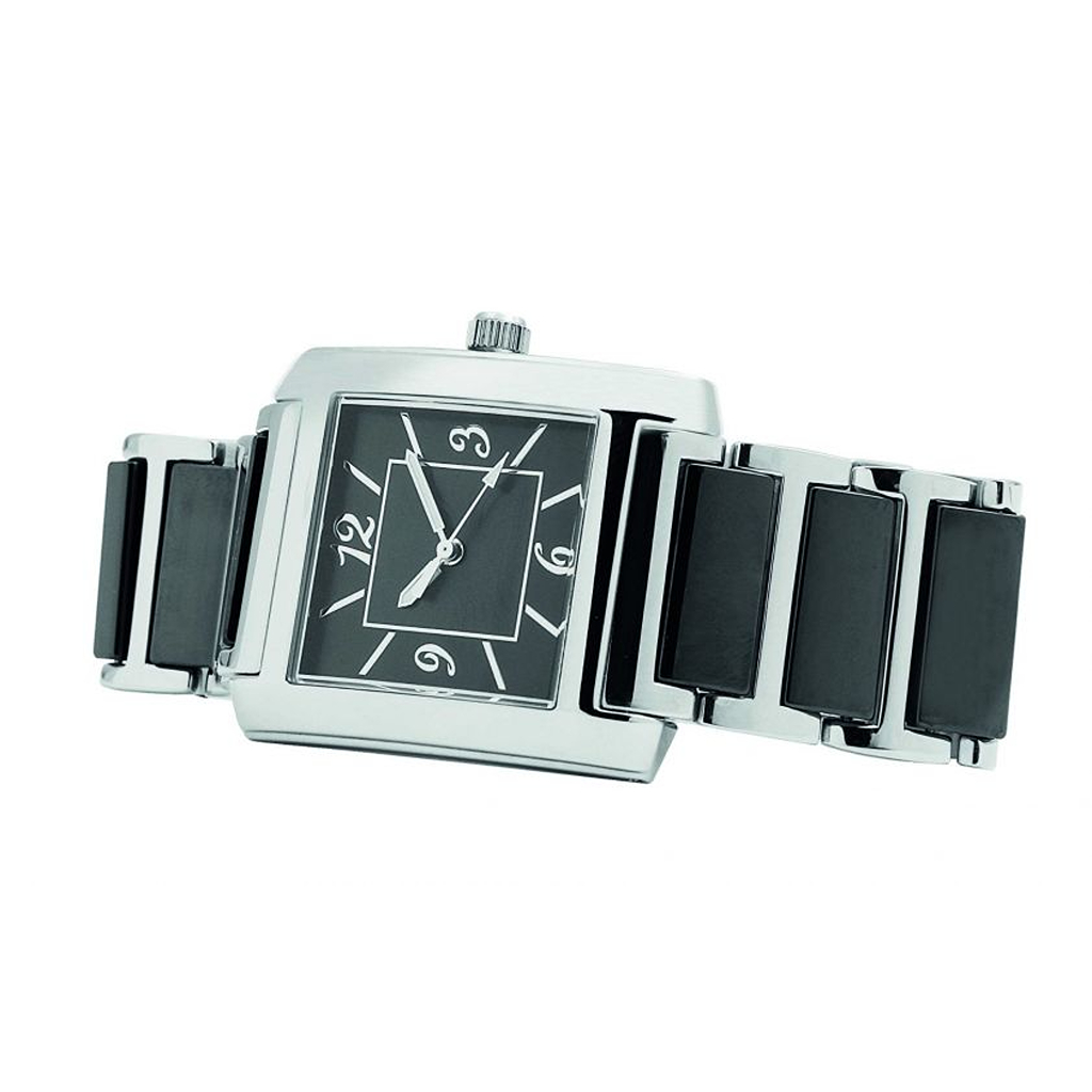 Lady analog watch with relief index