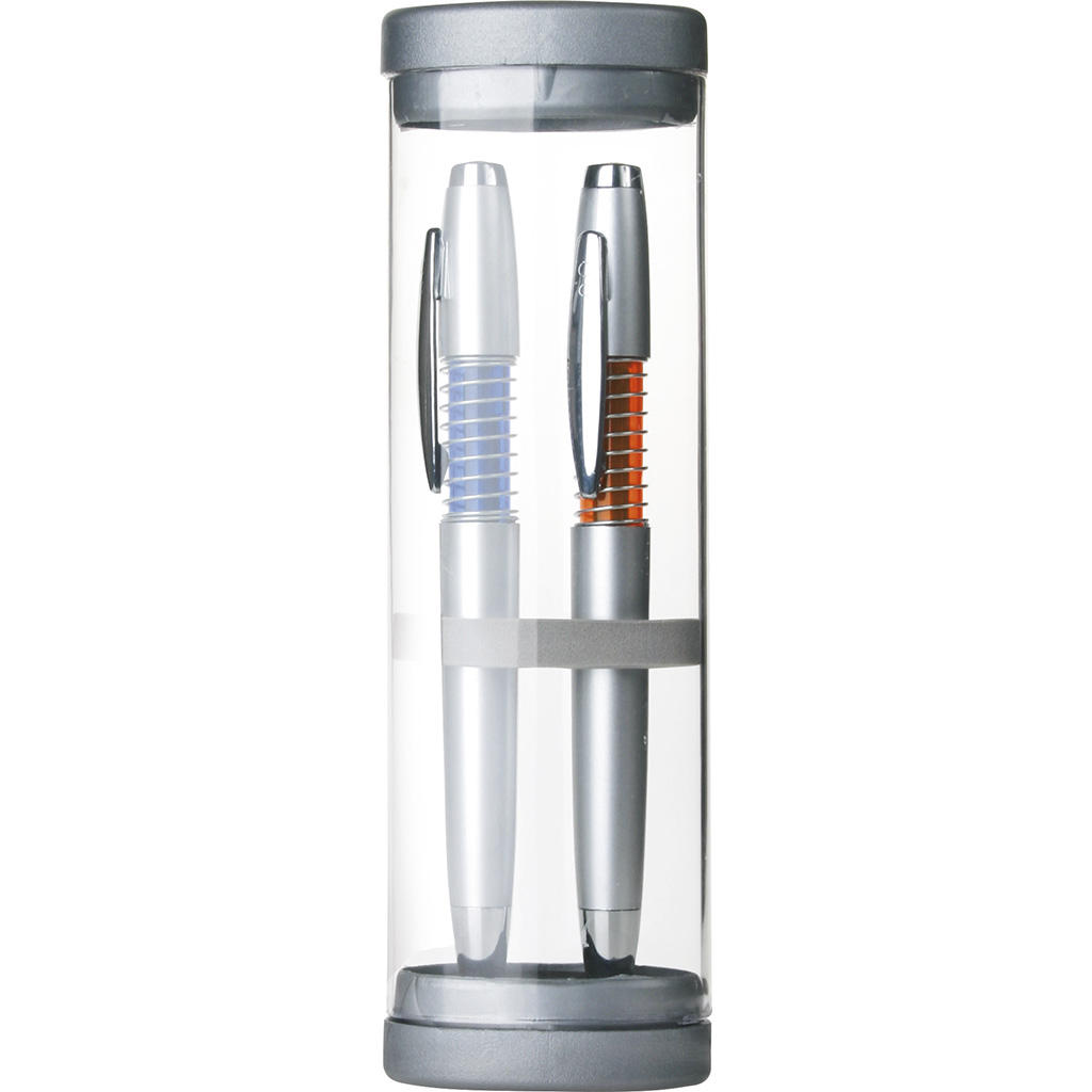 for two pens (pens not included).