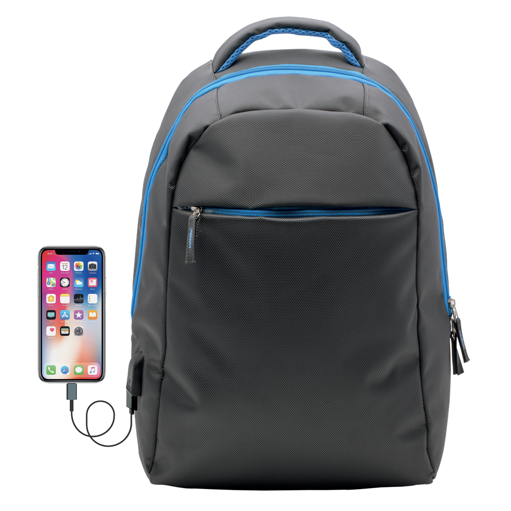 LAPTOP RUCKSACK WITH USB CHARGE PORT