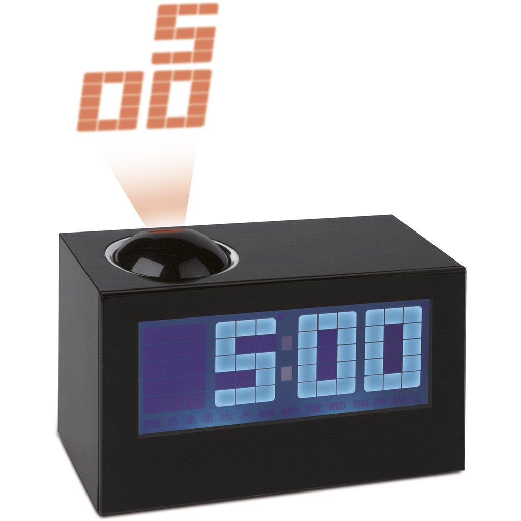 DESK ALARM CLOCK WITH DATA PROJECTION