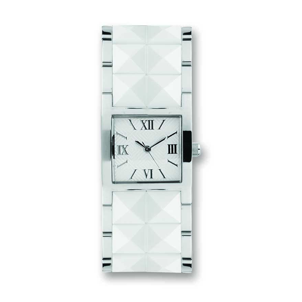 Lady analog watch with relief index