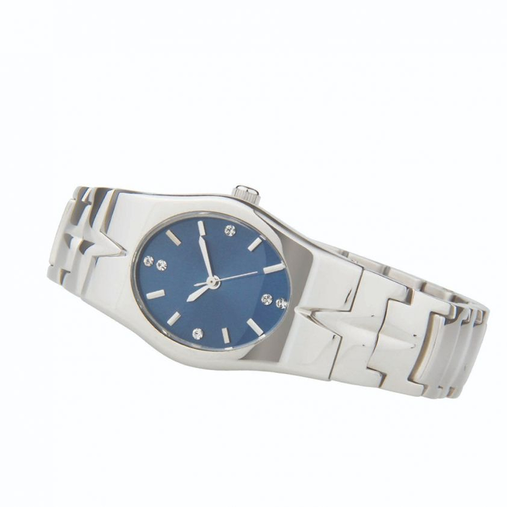 Lady analog watch with relief index