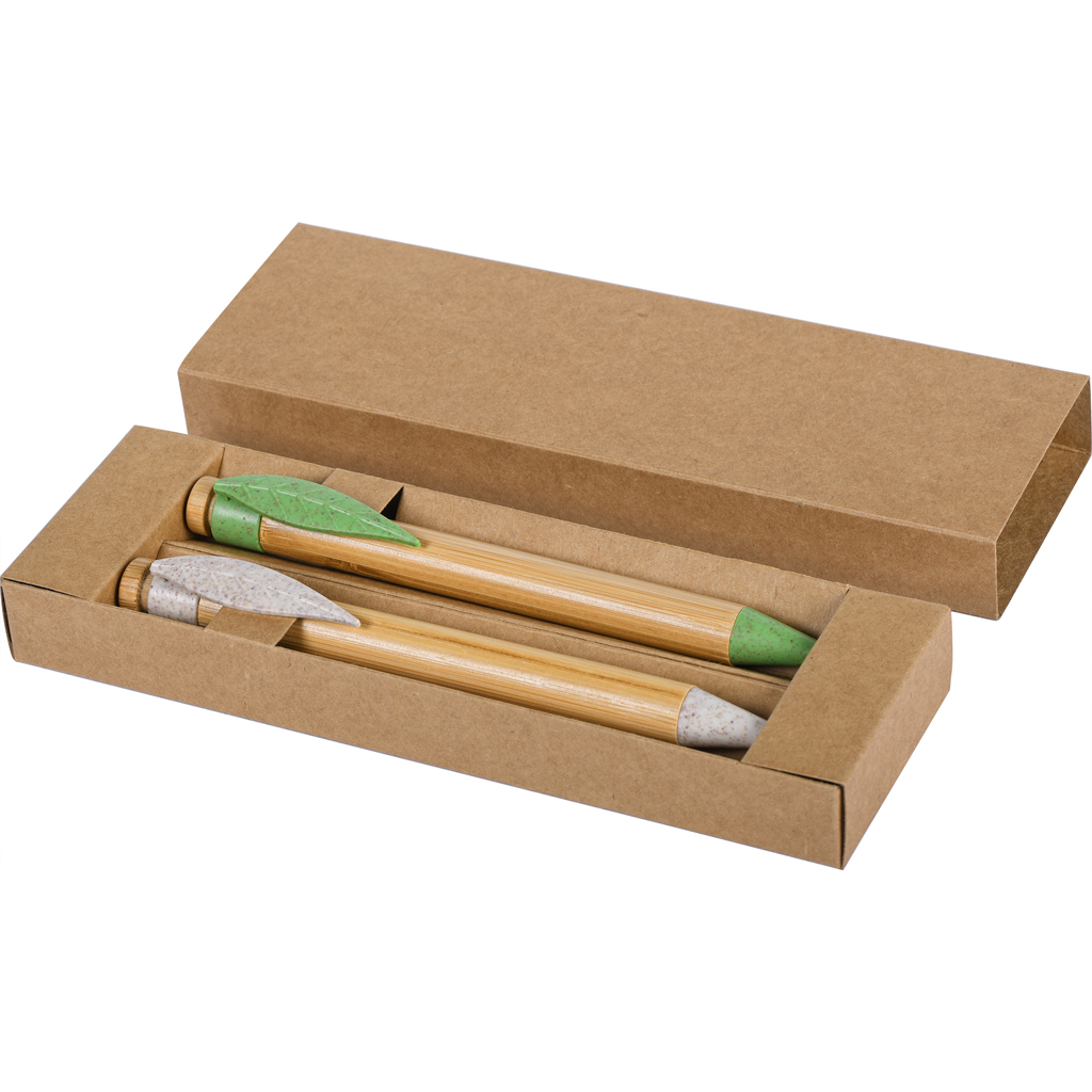 for two pens in recycled paper(pens not included).