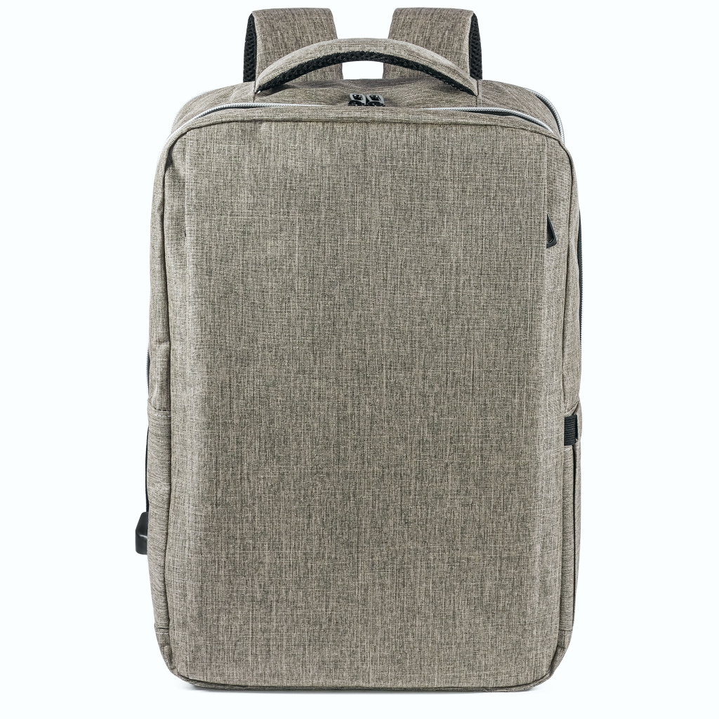 RPET LAPTOP BACKPACK WITH USB OUTPUT