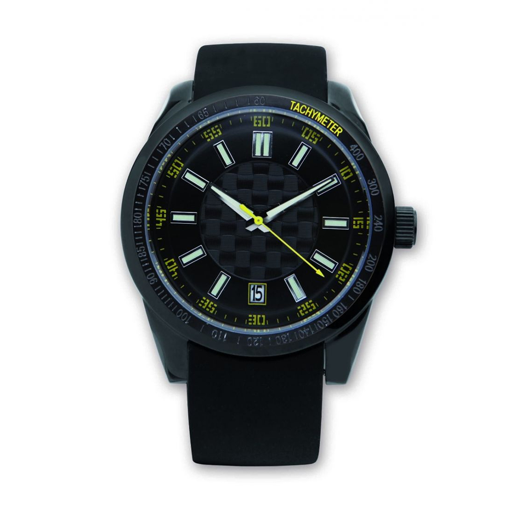 Men's analogue with raised indexes