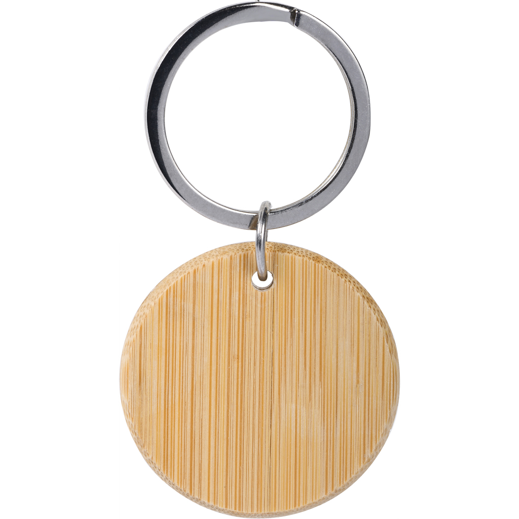 BAMBOO KEY CHAIN WITH NFC TAG NFC NFC
