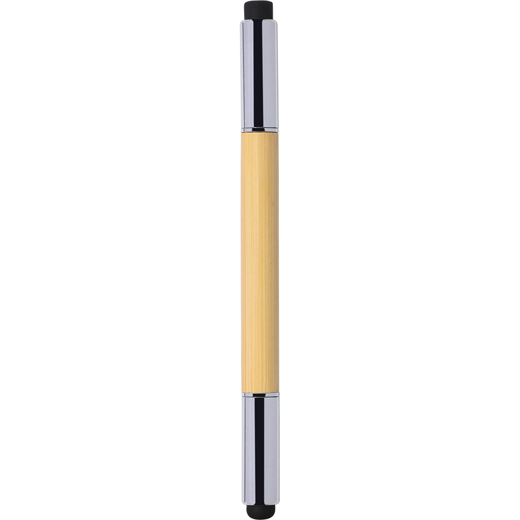 pencil with perpetual writing because it has a graphite metal tip,ball pen with black refill