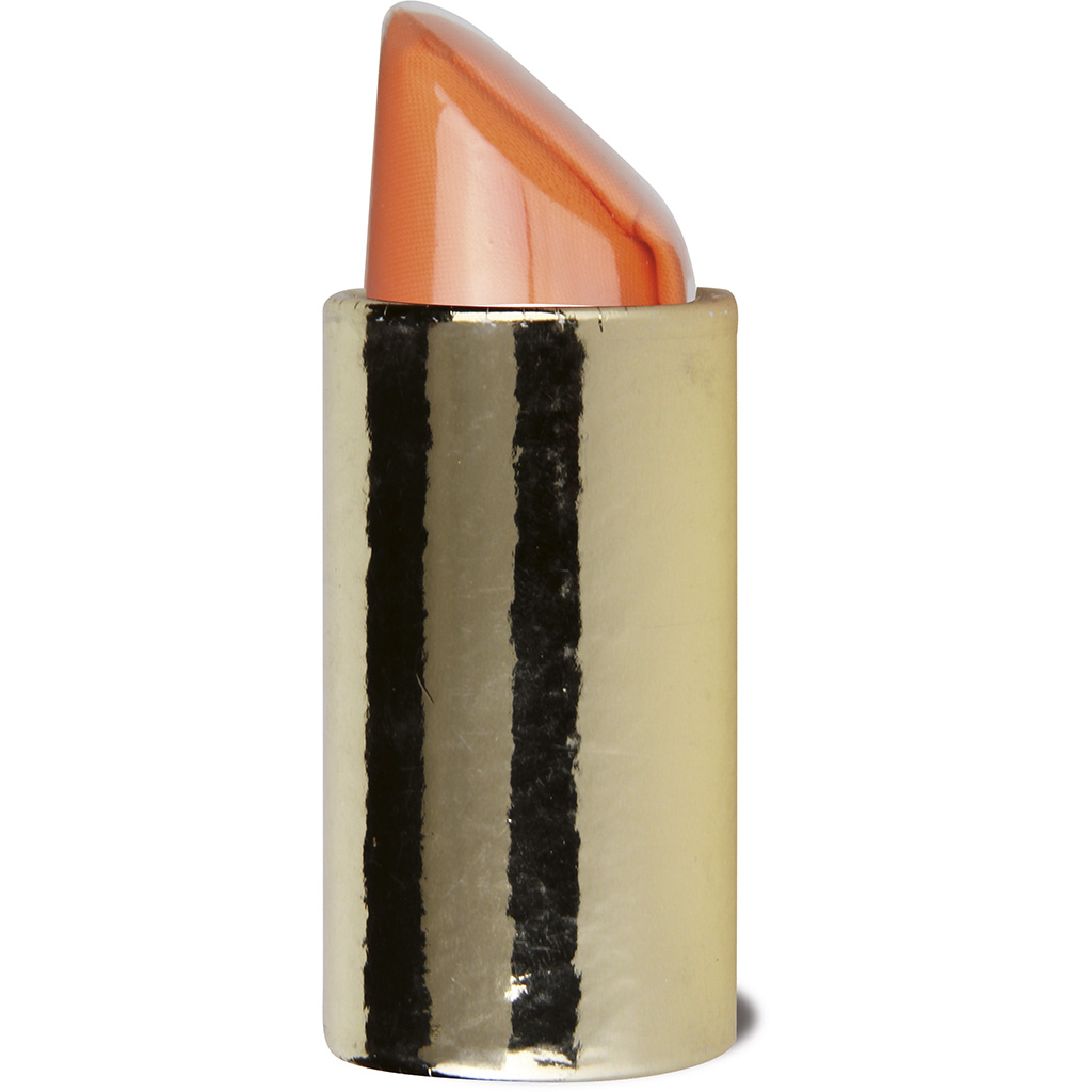 foldable in a lipstick-shaped paper gift box.