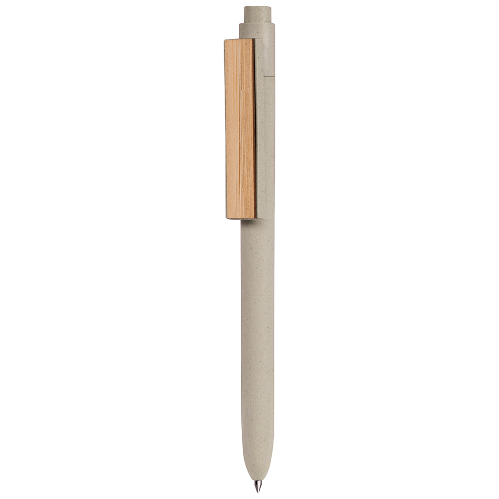 BALL PEN WITH NFC TAG (144 Bytes) In Bamboo Fiber And ABS