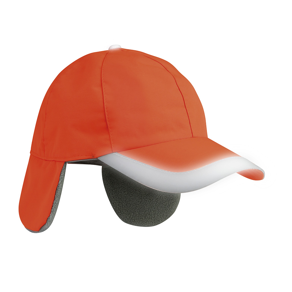 warm synthetic fleece inside and in the earflaps