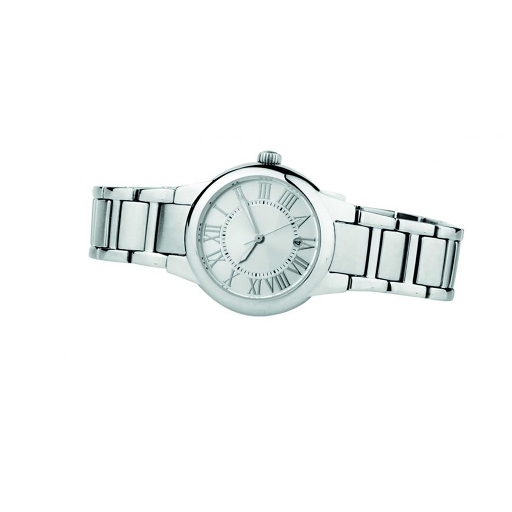Lady analog watch with relief index