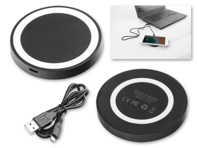 SIMPLIFE wireless plastic charger, Black