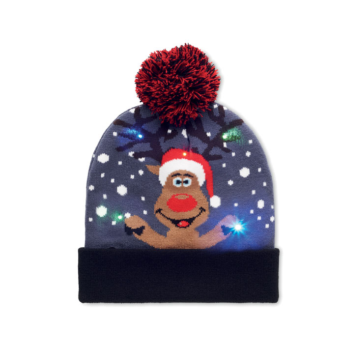 Christmas knitted beanie LED