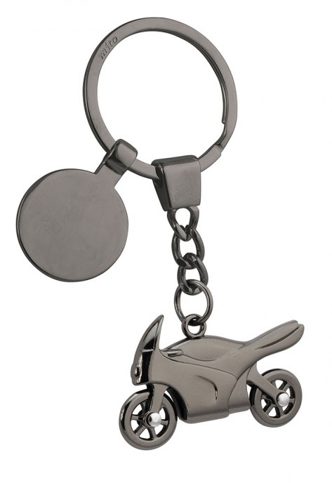 TOKEN BURNISHED MOTORCYCLE KEY RING