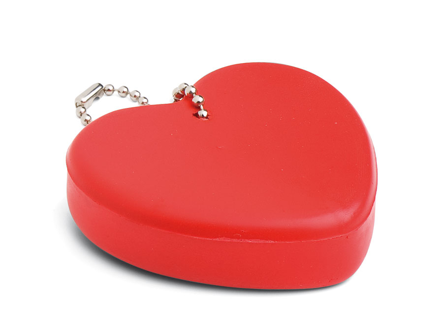 FLOATING HEART KEYCHAIN