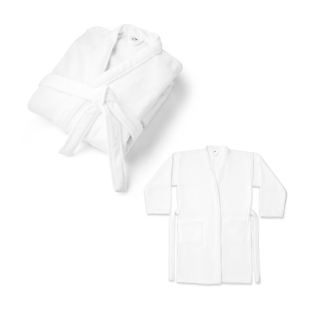 RUFFALO. Bathrobe in cotton and recycled cotton