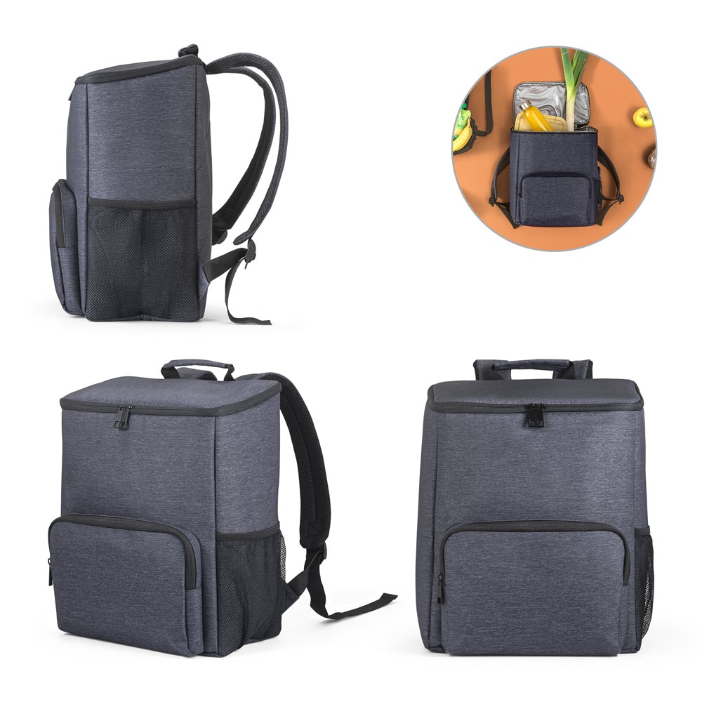 BOSTON COOLER. 2 Tone Nylon insulated backpack