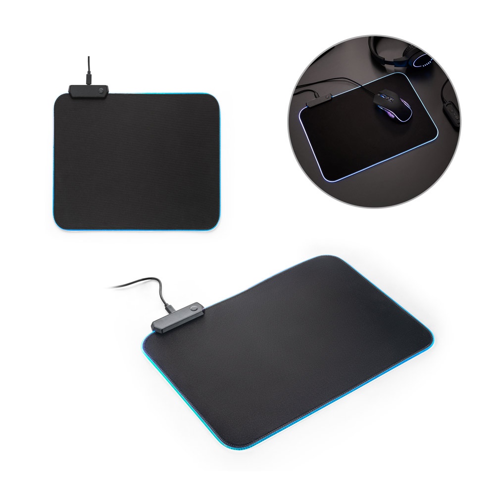 THORNE MOUSEPAD RGB. Mouse mat with rubber base