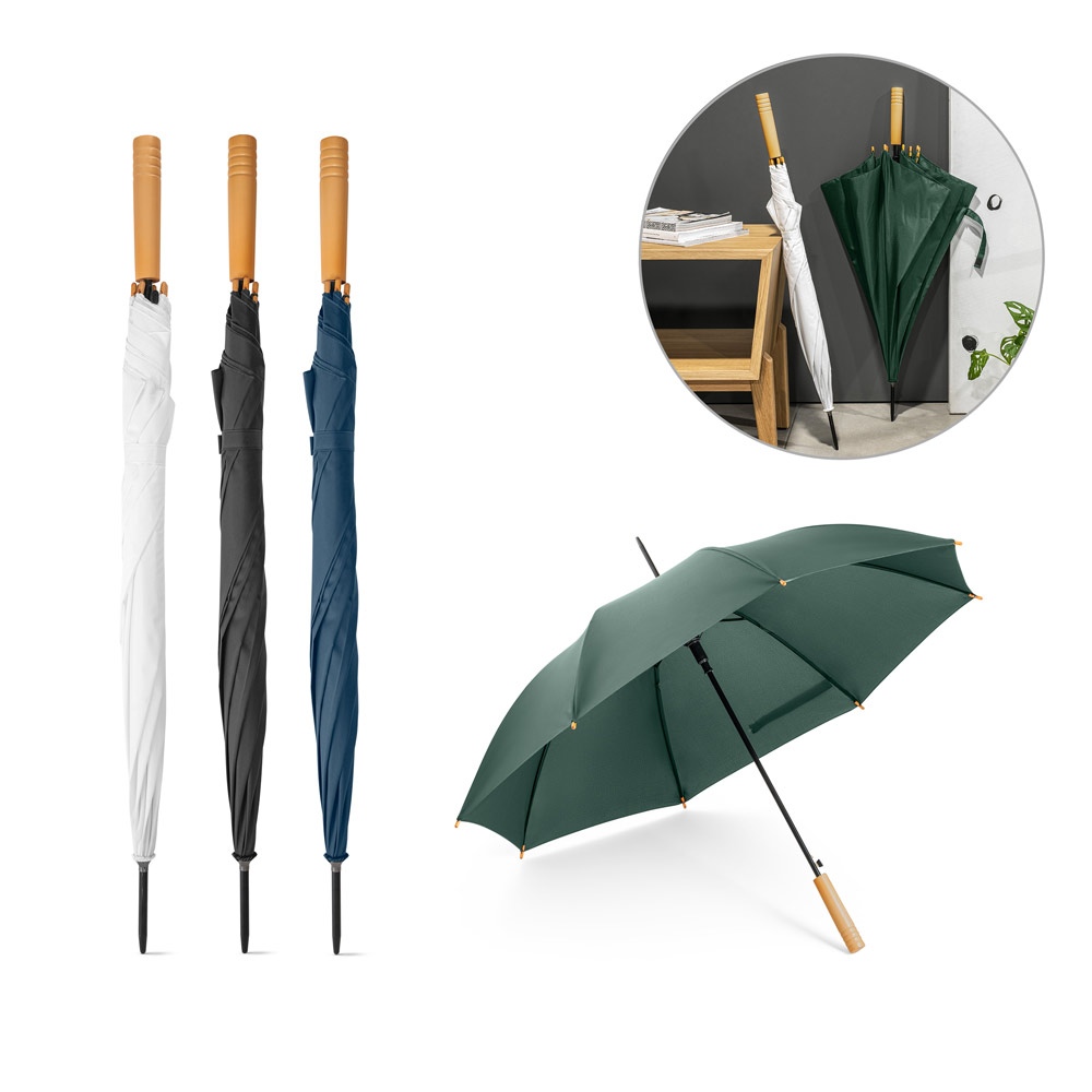 APOLO. Recycled polyester (100% rPET) pongee umbrella with automatic opening