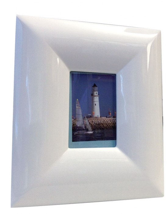 PHOTOFRAME WHITE ROUNDED  - 100x150 mm