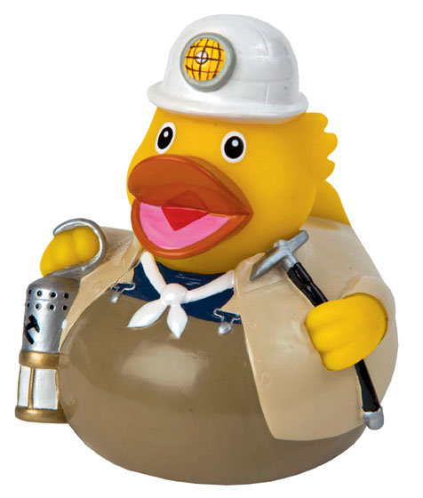 Squeaky duck, miner