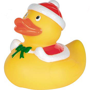 Squeaky duck, christmas