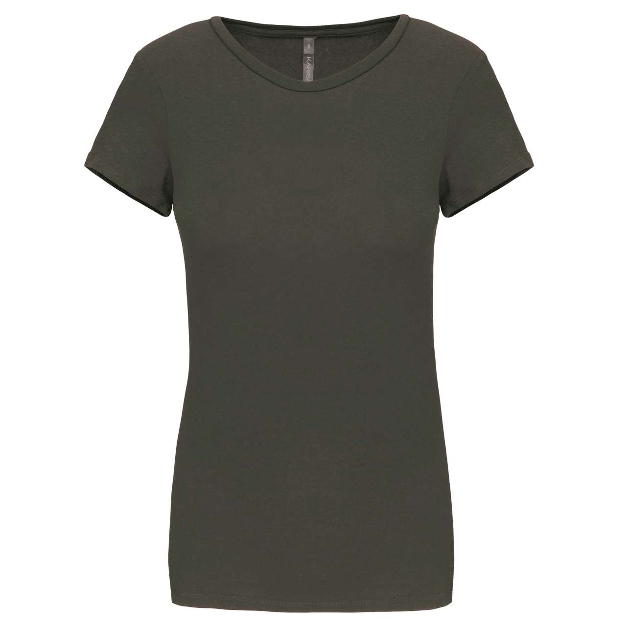 LADIES' SHORT-SLEEVED CREW NECK T-SHIRT