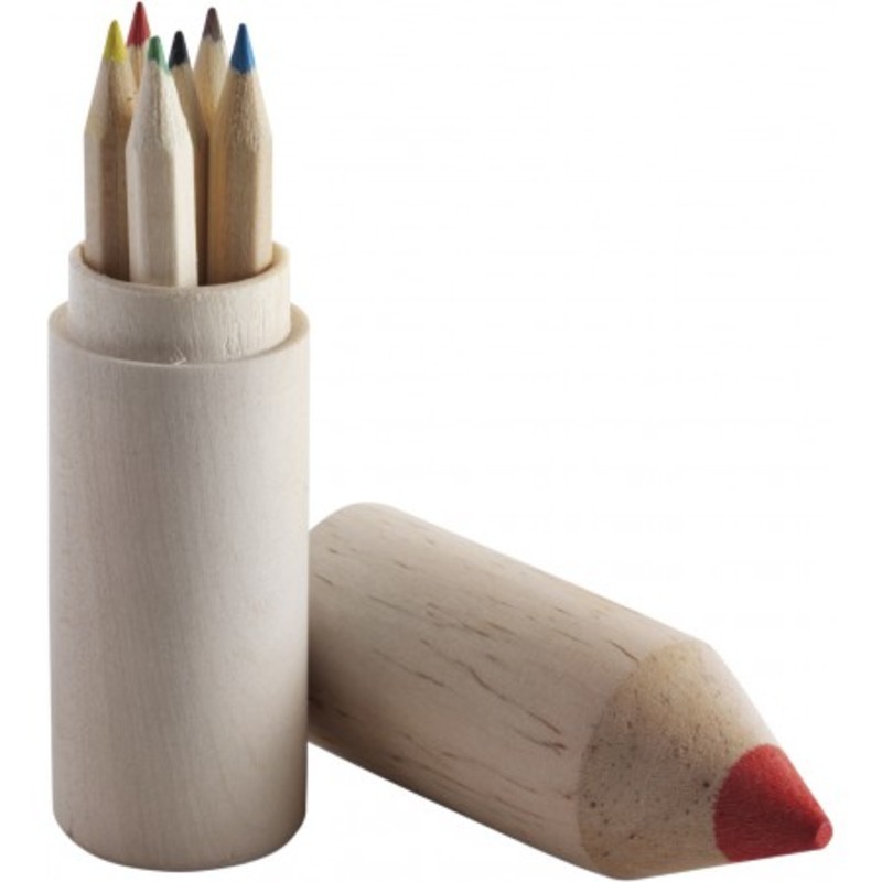 Pencil holder with 6 pencils