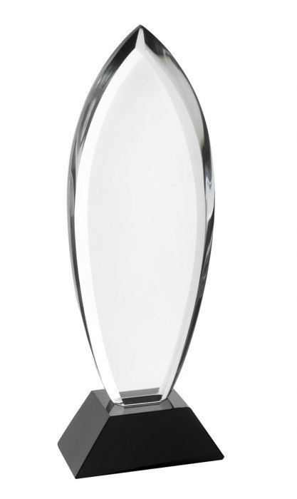 CRYSTAL TROPHY ROME H=206 x 21mm