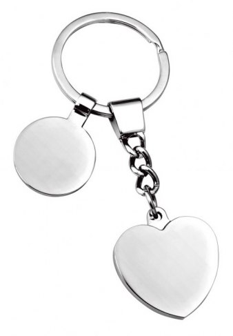 KEY CHAIN HEART - WITH TOKEN
