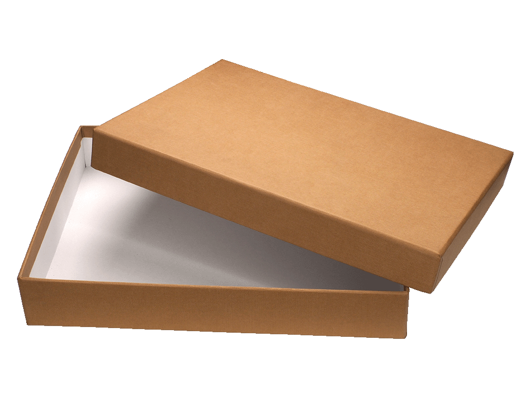 Box laminated with decorative paper (26.5x15.5x3.5cm)