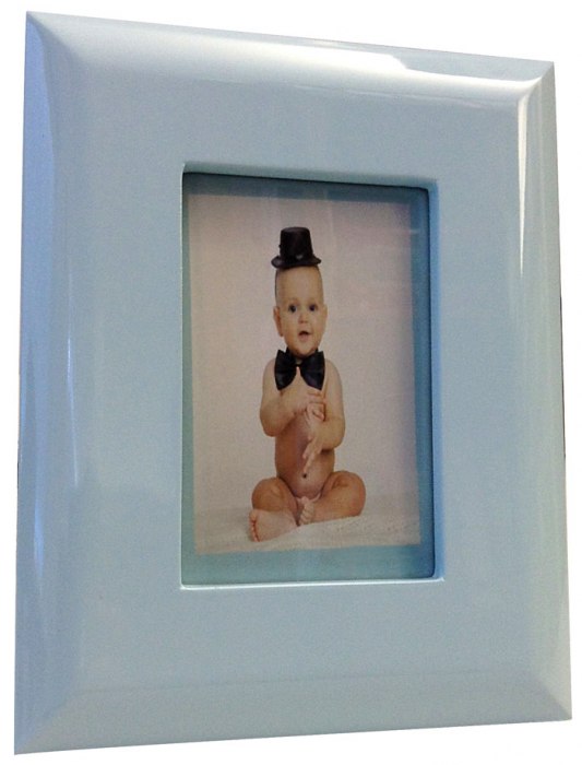 PHOTOFRAME LIGHT BLUE PARTIALLY FLAT