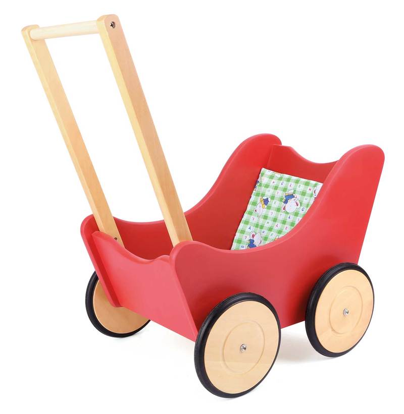 Puppenwagen Klassik, rot