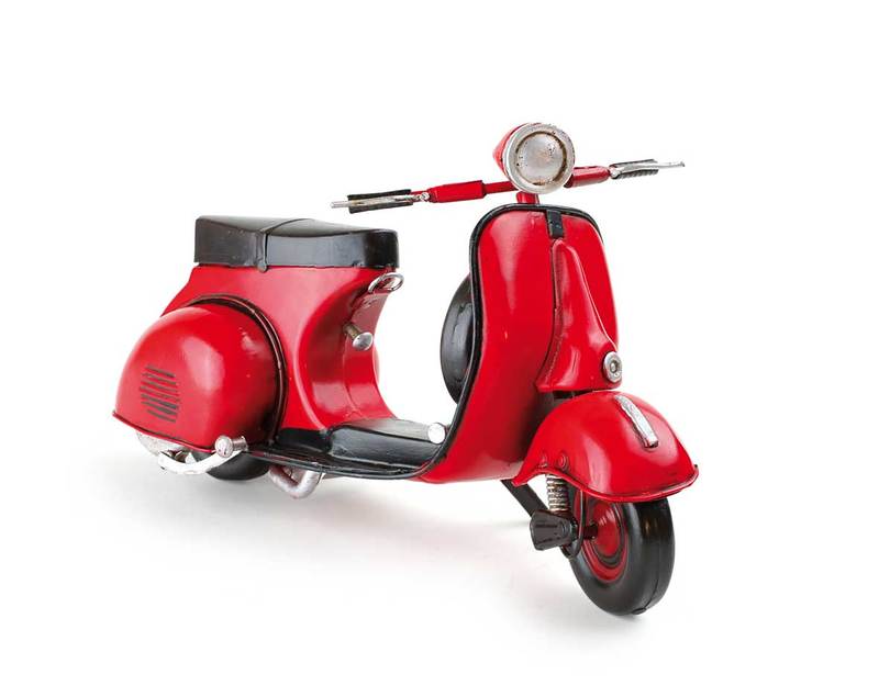 Roter Roller Vintage-Deko