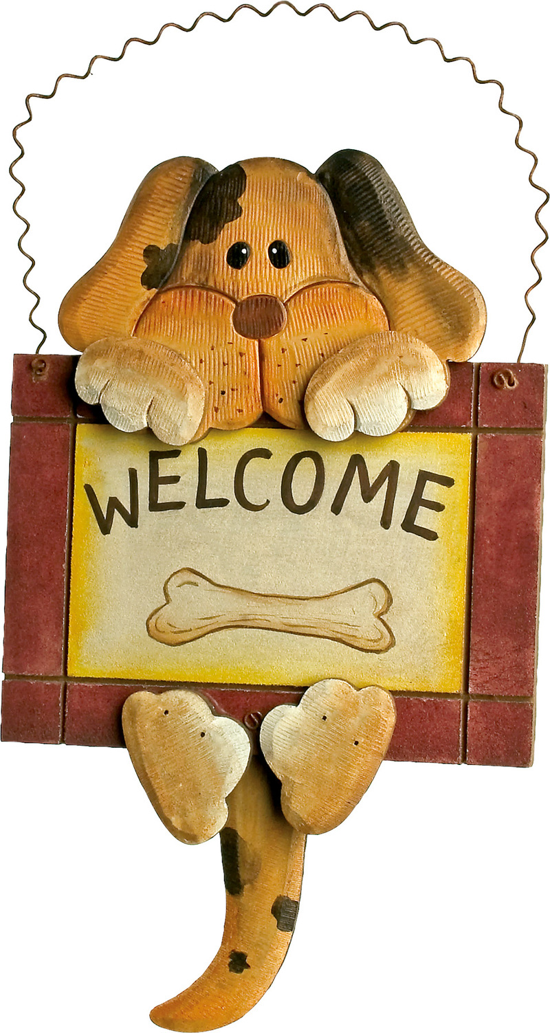 Dekoschild Welcome, 2er Set