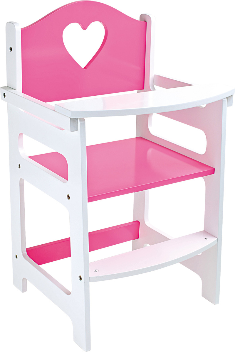Doll's Highchair, pink 