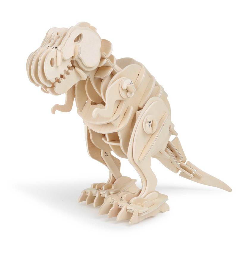 Holzbausatz Dino Roboter T-Rex