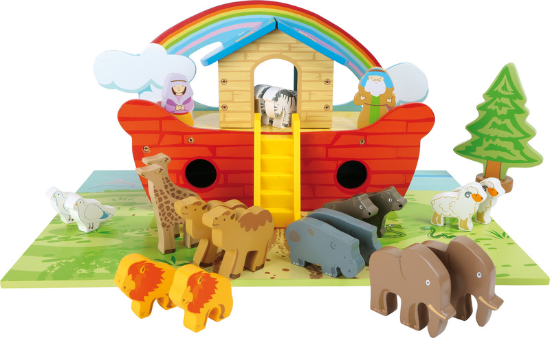 Wooden Noah's Ark Play Set