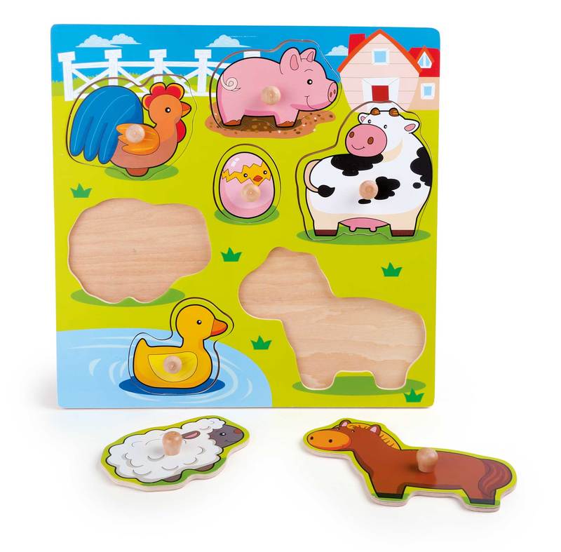 Setzpuzzle Süße Tiere