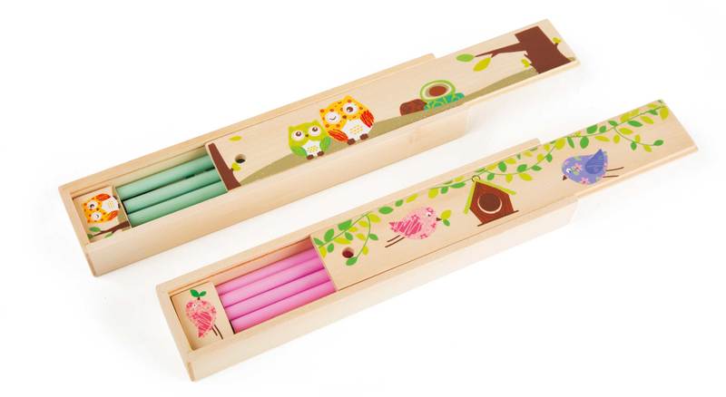 Wooden Pencil Box Display