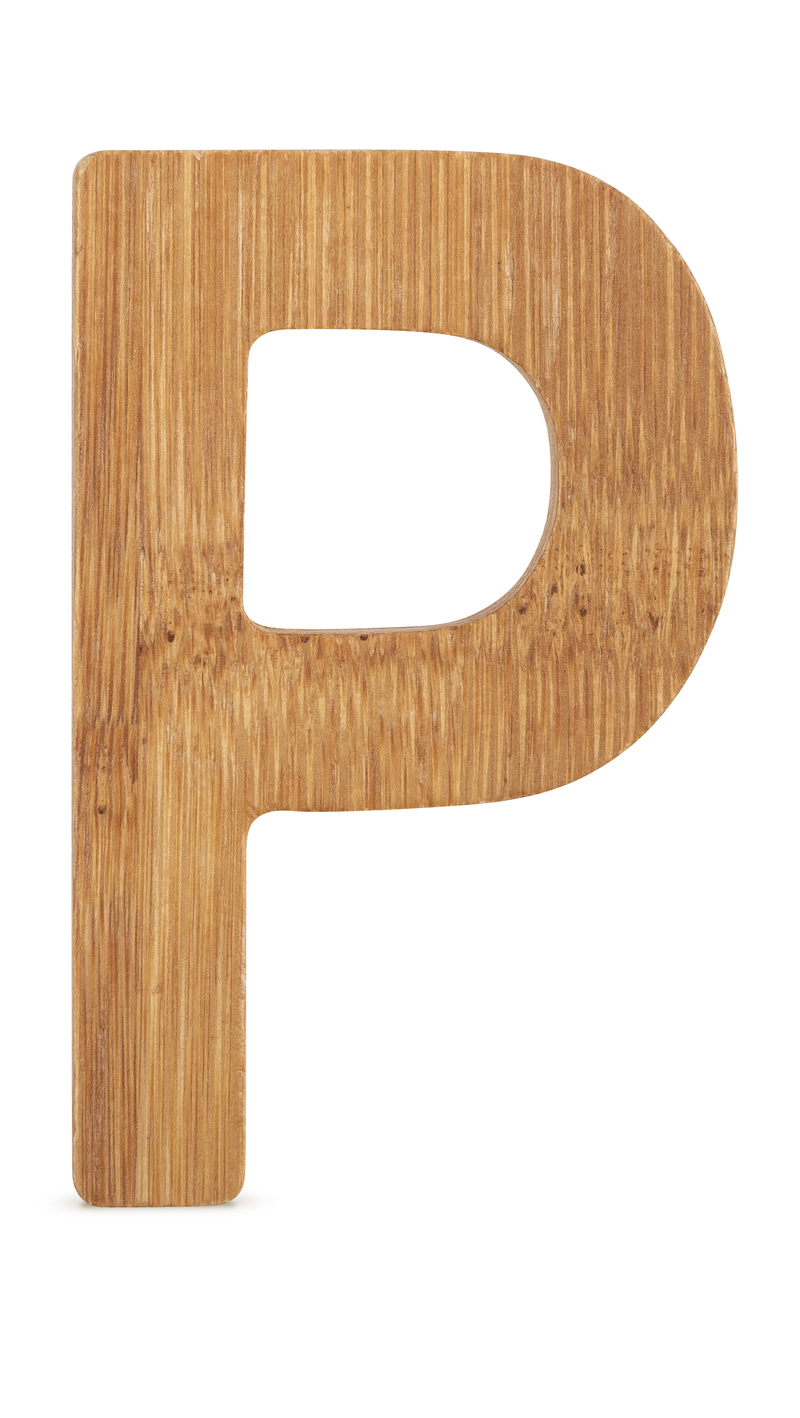 ABC Bamboo Letters P