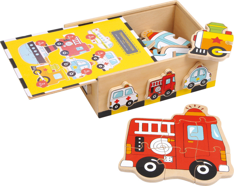 Vehicles Puzzle Box